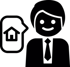 Real Estate Worker Sketch Svg Vector, Free Vectors File
